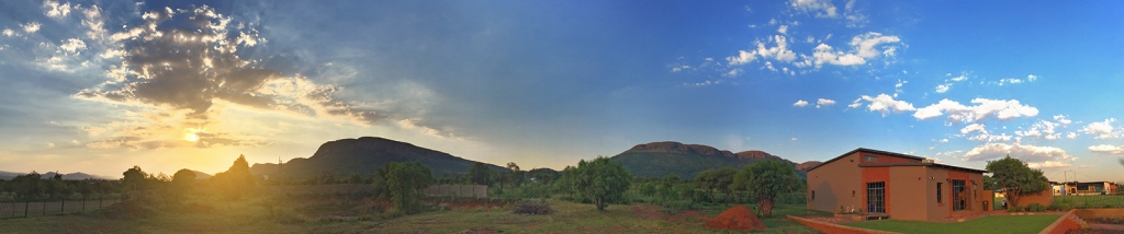 Magalies Mountains as seen from Incendo Distillery in Hartbeespoort